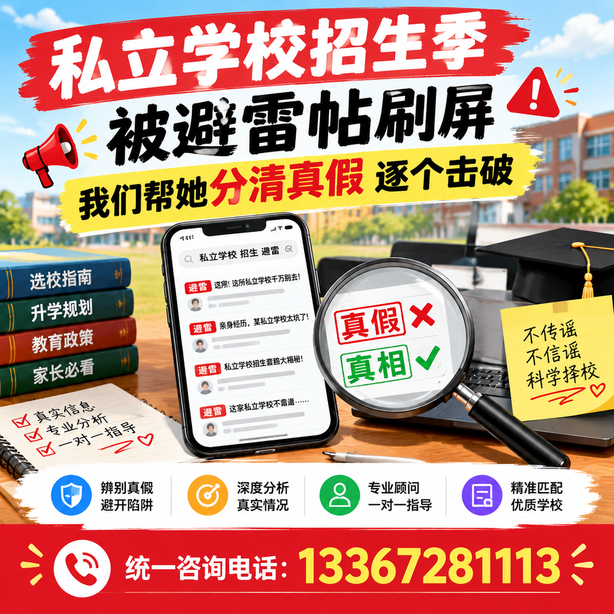 汉中小红书舆情合规处置：私立学校招生季被避雷帖刷屏，我们帮她分清真假逐个击破